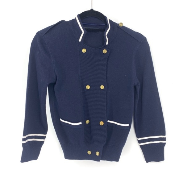 Zara Sweaters - Nautical Style Navy Zara Cardigan *runs small
